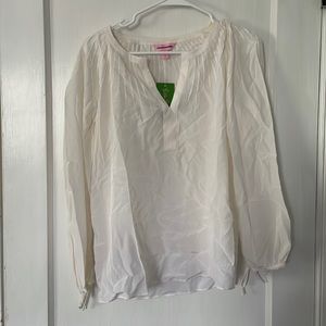 NWT Lilly Pulitzer White Blouse